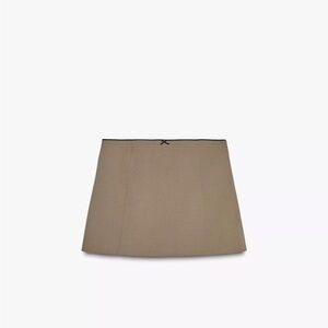 ZARA Lace Trim Mini Skirt